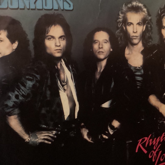 7” SCORPIONS 45 RPM Single Vinyl Rhythm of Love We Let It Rock…You Let It Roll - Picture 5 of 7